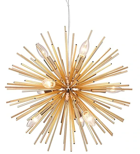 Gold Starburst Pendant