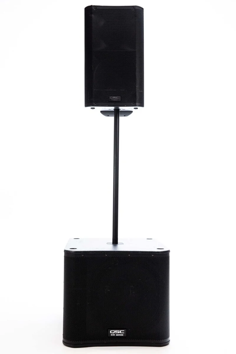 QSC K12 on QSC KW181 Subwoofer