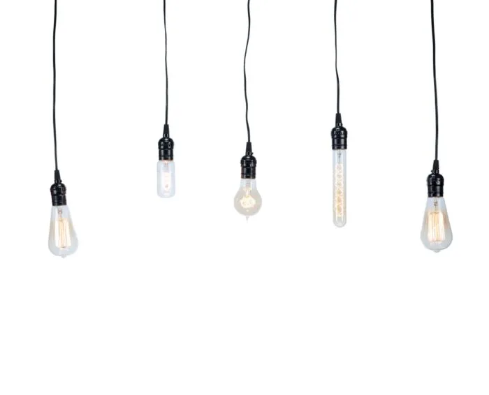 Varying Edison Bulbs