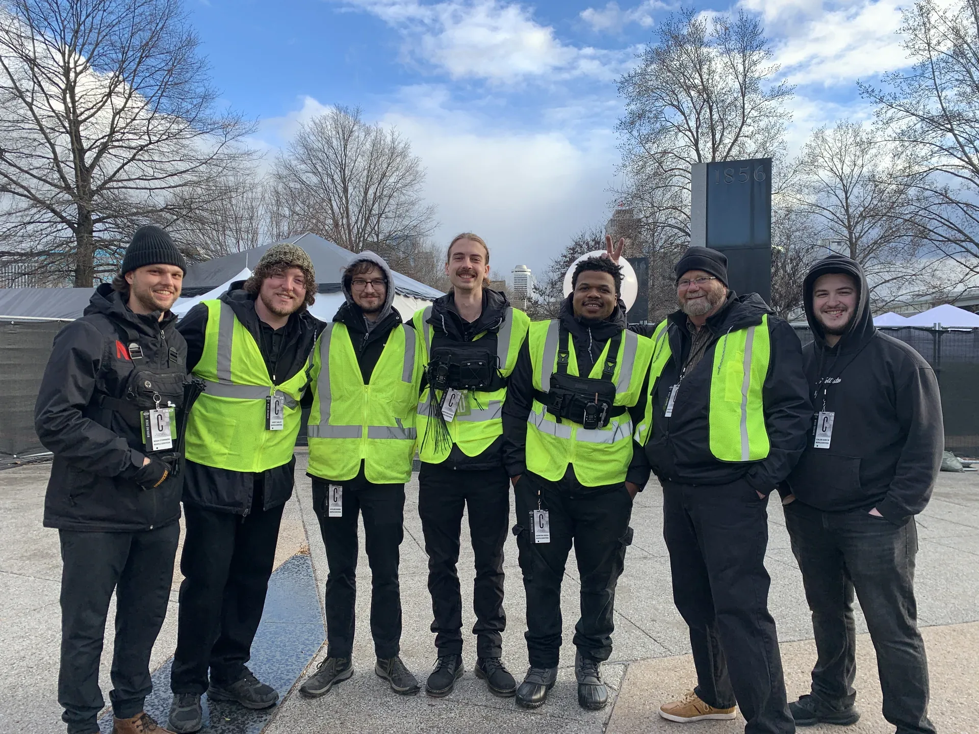 Nashville Audio Visual crew at live event