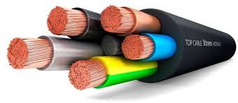 High-amperage cam-lock feeder cable used for event power distribution