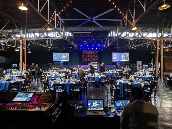 Nashville Audio Visual live event setup