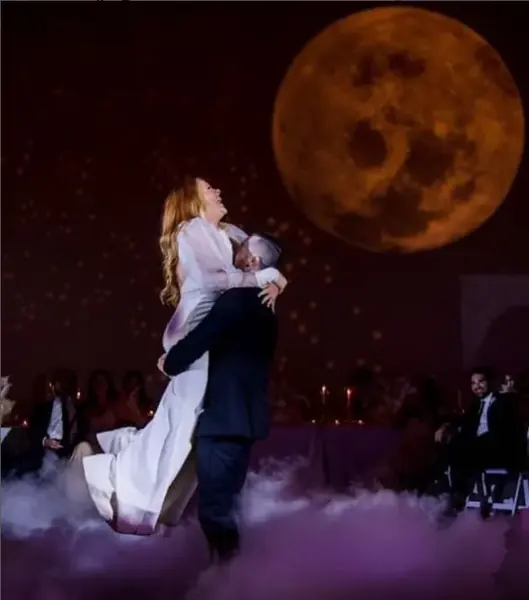 The Cordelle Moon Gobo with Hazer — Nashville Audio Visual