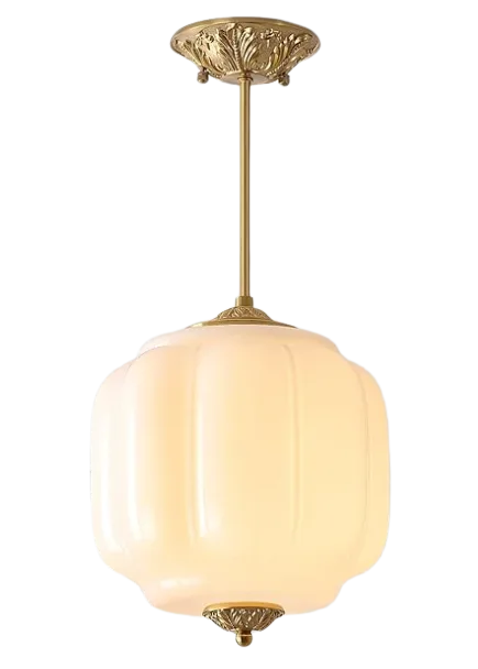 Milk Glass Chandelier