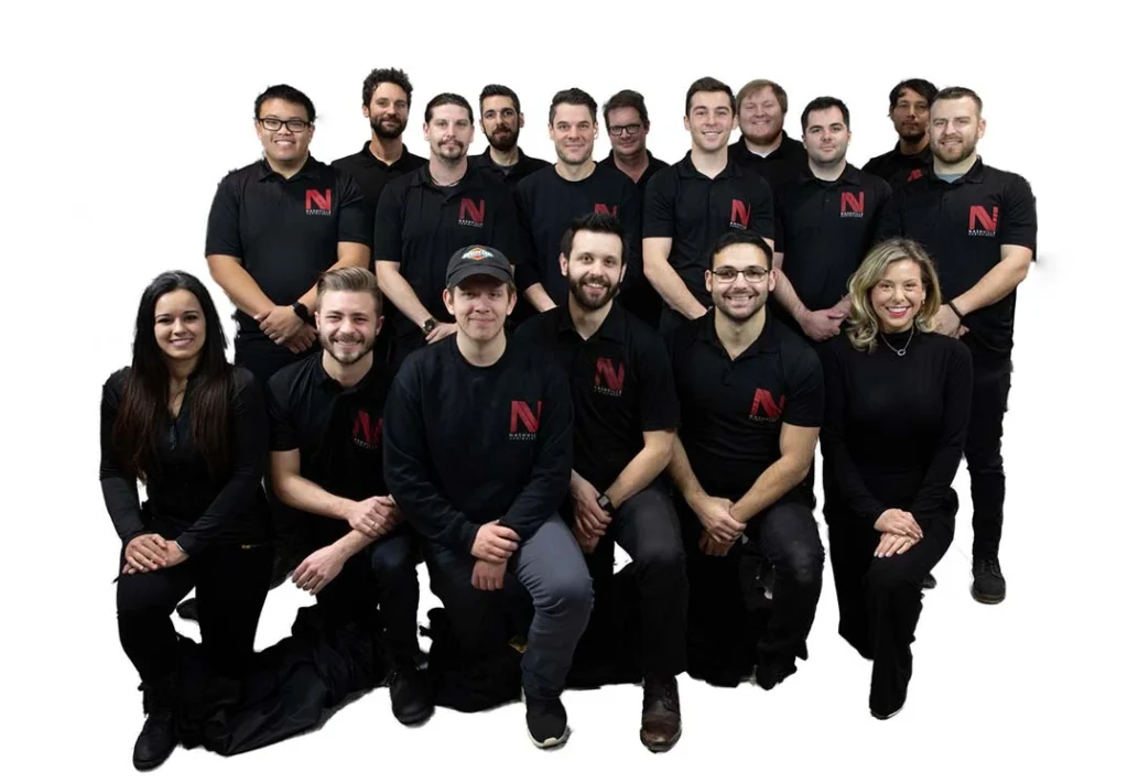 Nashville Audio Visual Team Photo,